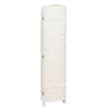 White Weave Wicker Folding 6 Panels Privacy Screen Room Divider Large 170*240CM