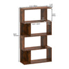 Bookcase 5 Tier Bookshelf Display Storage Rack Shelving Unit Bedroom Living Room