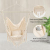 Hammock chair,hanging rope swing chair with2cushions, for indoor and outdoor use
