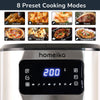 Air Fryer 6.5L Digital Kitchen Oven Oil Free Low Fat Healthy Air Frying 1700W UK