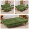 Modern 3 Seater Sofabed Recliner Fabric Sofa Bed 3 IN 1 Sleeper Couch Settee Bed