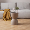 Set of 4 Round Stool Bench Sandglass Shaped Plant Stool End Tea Table Shoe Stool