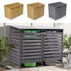 Outdoor Wooden Wheelie Bin Store Garden Cupboard Shed Dustbin Storage Cover Unit