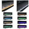 Modern 70 inch Insert/ Wall Mounted LED Fireplace Electric Inset Fire 9 Color UK