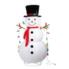 4ft 100LED 20 Lanterns Cashmere Fabric Retractable Snowman Garden Snowman Decora