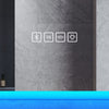 Bathroom LED Mirror with Shaver Socket Bluetooth Speaker Demister Touch 500x700