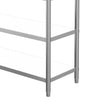 5 Tier Commercial Kitchen Shelf Stainless Steel Microwave Oven Storage Rack 1.8m