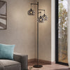 Vintage Floor Lamp Free Standing 3Head LED Bulb Light Reading Bedroom LivingRoom