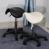 Stool On Wheels Adjustable Salon Beauty Chair Swivel Bar Stools Black White