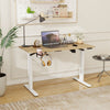 120x60cm Electric Standing Desk Height Adjustable Sit to Stand Table with Hook