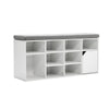 Hallway Shoe Cabinet Storage Cupboard Footwear Stand Rack Entryway Padded Seat