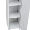 Metal Storage Cabinet Hallway Cabinet Sideboard with 2 Adjustable Shelf Cupboard