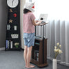 Mobile Lectern Podium Standing Height Adjustable Laptop Stand w/Wheels&2 Shelves