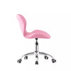Adjustable Cushioned Computer Desk Office Chair Chrome Legs Lift Swivel Chairs