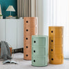 Modern Bedside Table Bedroom Sofa Side End Multi-functional Round Storage Unit