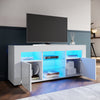 LED TV Stand Unit High Gloss White Sideboard Storage Modern Living Room Cabinet