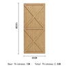 Wooden Garden Gate Outdoor Entrance Fence Security Door With Latch & Hings Kit