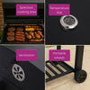 Neo Smoker Barbecue Charcoal Portable BBQ Grill Built-in Thermometer Garden