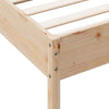 Tidyard Bed Frame Bed Base 90x190 Solid Wood Pine Bedstead Base Bedroom F2T8