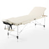 Portable Folding Spa Table Massage Bed Salon Treatment Couch Beige Colour