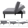 Folding 3 Seater Sofa Bed Click-Clack Recliner Fabric Couch Sleeper Living Room