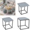 Dining Breakfast Stools 5x Cube PU Cube Nesting Footstool Ottoman Vanity Chair