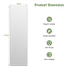 110 x 38cm Large Wall Mirror Bedroom Full Length Rectangle Frameless Mirror