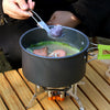 Portable Camping Cooking Cookware Set Aluminium Oxide Pots Pans Kettle 9-16Pcs