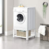 Washing Machine Pedestal Stand Holder Raiser with Storage Shelf For Tumble Dryer