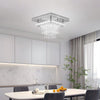 LED Ceiling Crystal Lights Luxury Chandelier Modern Pendant Lamps Square Hallway