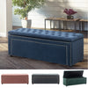 Large Chesterfield Storage Ottoman Bench Box Widnow Seat Stool Bedroom Footstool