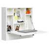 Wall-mounted Drop-leaf Table Folding Floating Laptop Desk Workstation Space Save