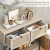 2-tier Console Table Living Room Home Long Sofa Side Table w/Drawers
