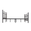 Strong Metal Bed Frame 4ft 4ft6 Double Size Solid Bedstead Base +MATTRESS