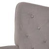 Tufted Velvet Buttoned Wingback Armchair Upholstered Accent Chair Single Sofa UK
