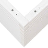 Iiaky Garden Planter White 110x60x68.5 Solid Wood Pine,Wooden Garden Q2V4