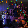 8" RGB Portable FM Bluetooth Speaker Subwoofer Heavy Bass Sound System Party