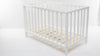 Baby Cot Bed 120x60cm Modern Simple - White