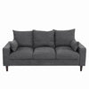 Panana Linen Fabric Sofa 1, 2 or 3 Seater Modern Couch Suite Set ottoman