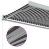 Bulliing Retractable Awning Anthracite and White 4x3 m R4R9