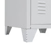 Metal Storage Cabinet Hallway Cabinet Sideboard with 2 Adjustable Shelf Cupboard