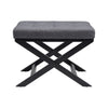 Linen Dressing Table Stool Soft Cushioned Seat Makeup Bench Chair Pouffe Modern