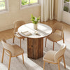 31.5'' Round Dining Table for 2-3, Small Kitchen Bistro Table for Dining Room