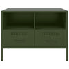 TV Cabinets 2 pcs Olive Green 68x39x50.5 Cold-rolled Steel S7V7