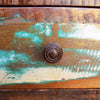 Coffee Table with Curved 1 Drawer Reclaimed Wood Home Furniture Z6E0