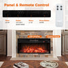 5000 BTU Recessed Fireplace Insert 86 cm Electric Fireplace w/ Remote Control