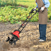 1200W Corded Electric Tiller Cultivator w/ 36 cm Tilling Width-Red