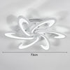 Square/Ring LED Ceiling Lamp Cool White Light Chandelier Fixture Bedroom Living