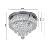 LED Ceiling Crystal Lights Luxury Chandelier Modern Pendant Lamps Kitchen Lights