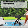 2 in 1 Baby High Landscape Stroller Foldable Toddler Reversible Stroller